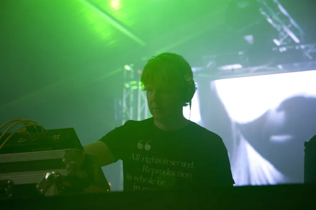 DJ performing in the Bedrock 10 arena at Global Gathering 2009